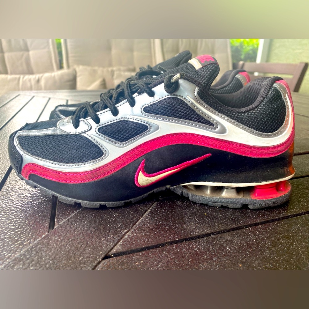 Nike Womens Reax Run 5 407987-001 Black Running Shoes Sneakers Size 8.5